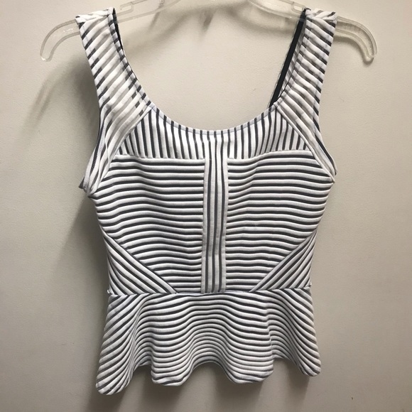 BEBE Peplum Tank - Like New - Worn 2x - Picture 2 of 5